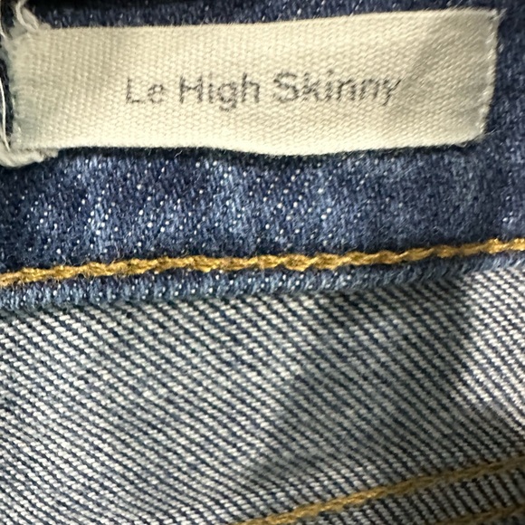 Frame Denim Classic Le High Skinny Blue Jeans Size 28 - Picture 7 of 9